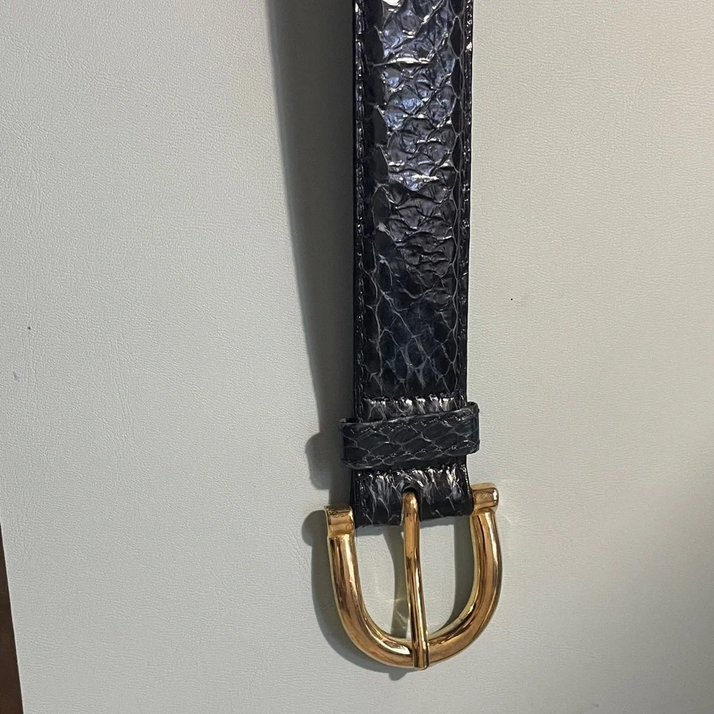 VTG GENUINE SNAKESKIN BELT